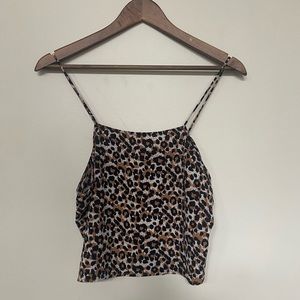 🔸 Revamped 🔸 animal print crop top